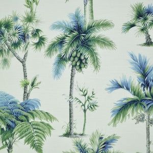 P Kaufmann Palmaverde Caribbean Blue Fabric per meter