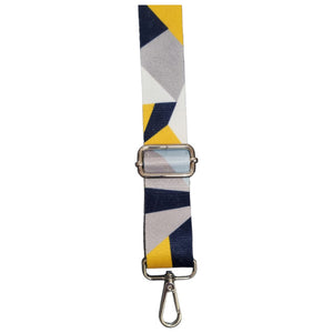 Yellow and Blue Abstract Replacement Bag Strap