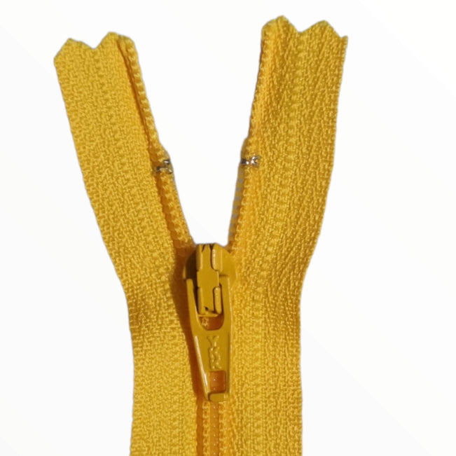 YKK Yellow # 3 Closed End Zipper (Colour 506) - Multiple Sizes