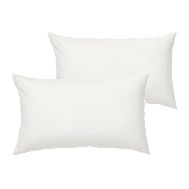 30cm x 50cm Rectangle Polyester Cushion Insert (2 Pack)