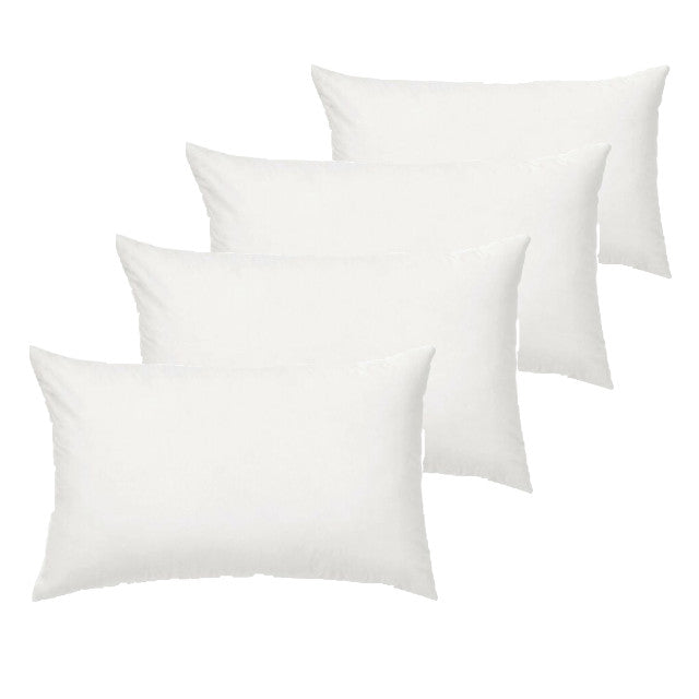 35cm x 50cm Rectangle Polyester Cushion Insert (4 Pack)