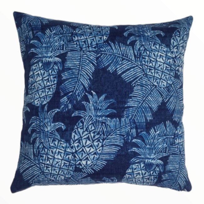 Blue Pineapples Outdoor Cushion Cover