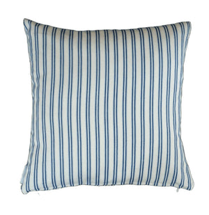 Catalina Blue Ticking Stripe Indoor Cushion Cover
