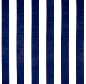 Richloom Solarium Outdoor Classic Stripe Navy Fabric per meter