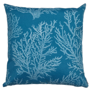 Aqua Coral Outdoor Cushion Cover