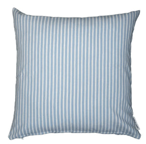 Baby Blue Ticking Stripe Indoor Cushion Cover