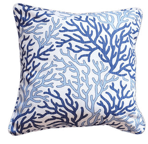 Blue Hamptons Coral Indoor Cushion Cover