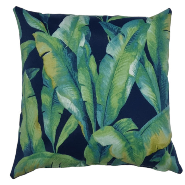 Green Palms Lagoon Outdoor Cushion Australia Thread Candy