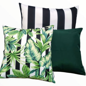 Hunter Green Outdoor Cushion Collection