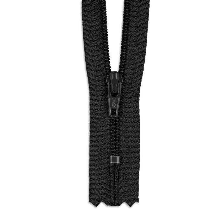 YKK 14" Black 3 Closed End Zipper (Australia) Thread Candy