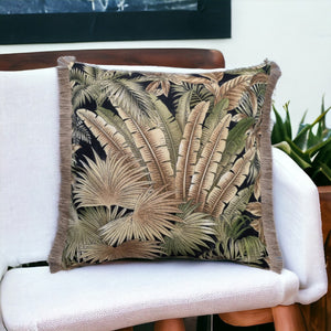 Bahamian Breeze Outdoor Cushion Cover - with Fringing