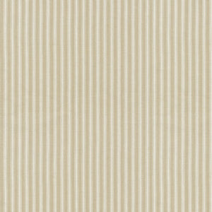 P Kaufmann Essential Ticking Stripe Sand Fabric per meter