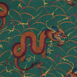 P Kaufmann Mystic Malachite Embroidered Fabric per metre