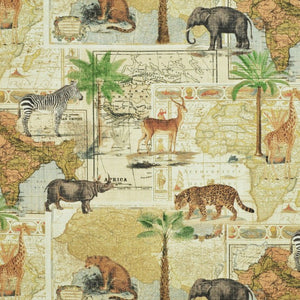 P Kaufmann Safari Trail Rawhide Fabric per meter
