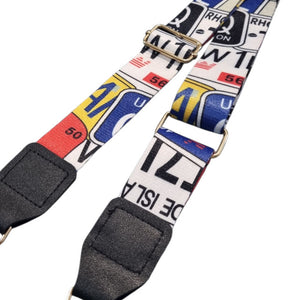 Abstract Words Replacement Bag Strap