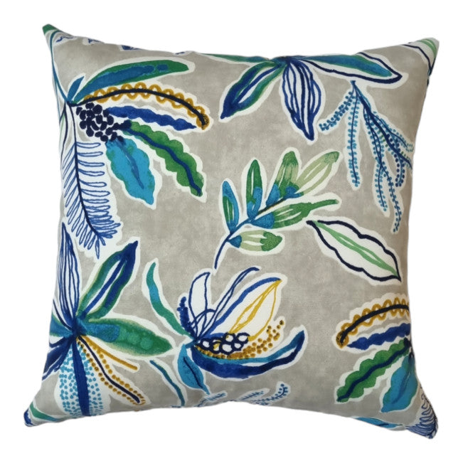 Azul Palm Outdoor Cushion Cover