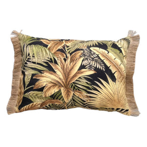 Bahamian Breeze Rectangle Cushion Cover with Fringing