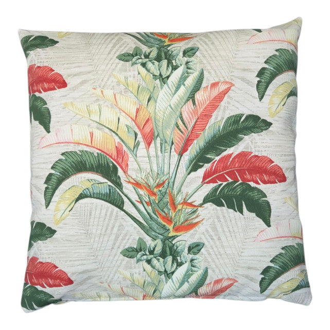 Banana Leaves Jade Outdoor Cushion Cover