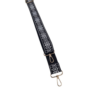 Black and White Replacement Bag Strap