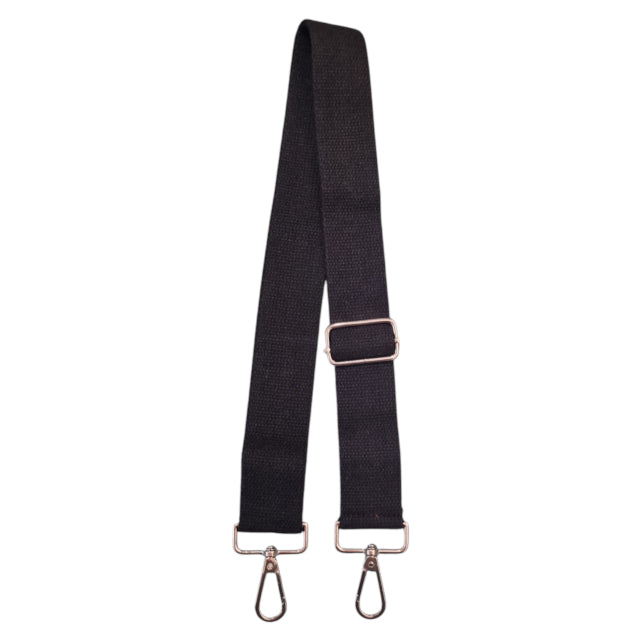Solid Black Replacement Bag Strap – Thread Candy