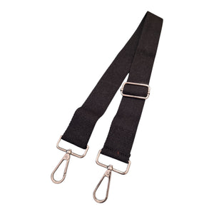 Solid Black Replacement Bag Strap