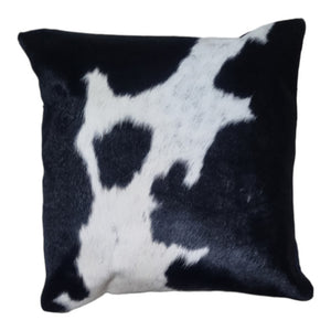 White and Black Cowhide Cushion Cover 50cm