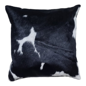 Black and White Cowhide Cushion Cover 45cmx45cm