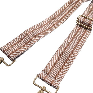 Brown Geo Replacement Bag Strap