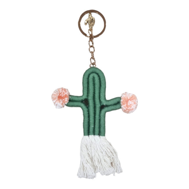 Cactus Key Chain Tassel