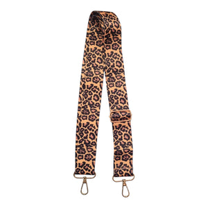 Dark Leopard Print Replacement Bag Strap