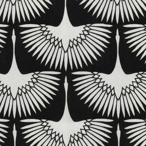 Genevieve Gorder OD Flock Midnight Outdoor Fabric per meter