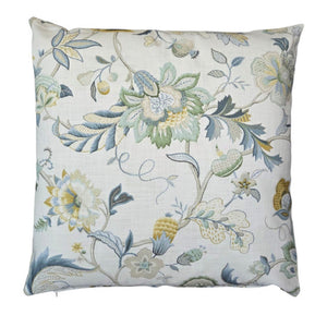 Blythe Citron Jacobean Floral Indoor Cushion Cover