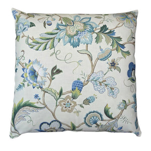 Blythe Peacock Jacobean Floral Indoor Cushion Cover