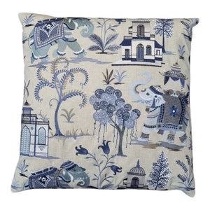 Phuket Porcelain Embroidered Indoor Cushion Cover