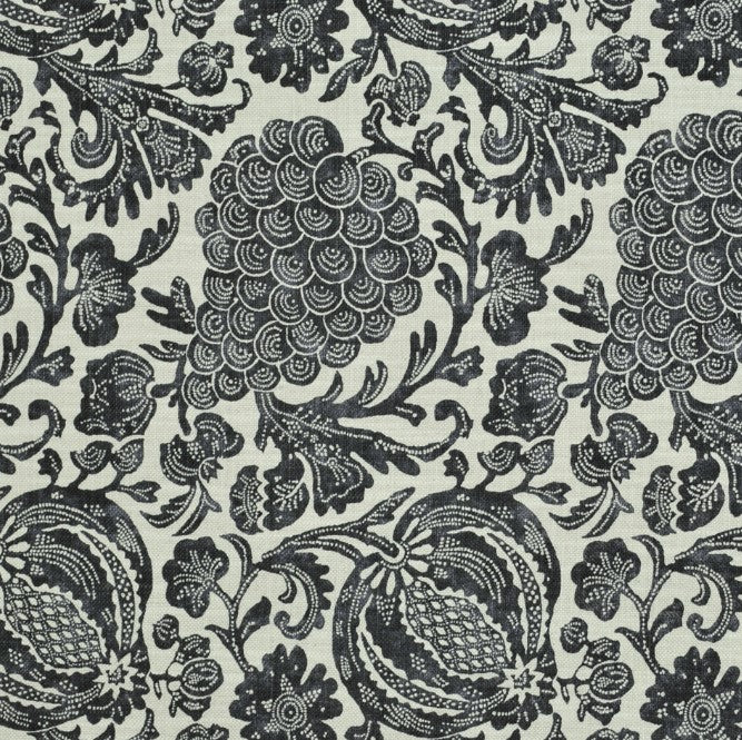 P Kaufmann Bountiful Charcoal Fabric per meter