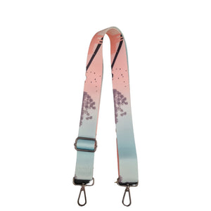 Pink Blue Abstract Replacement Bag Strap