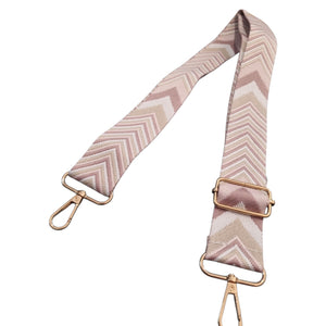 Pink Chevron Replacement Bag Strap