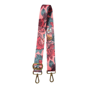 Pink Floral Replacement Bag Strap