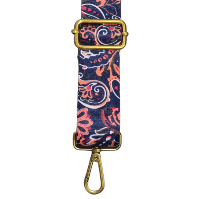 Purple Paisley Replacement Bag Strap Australia Thread Candy