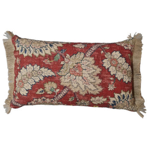 Royal Red Damask Indoor Cushion Cover