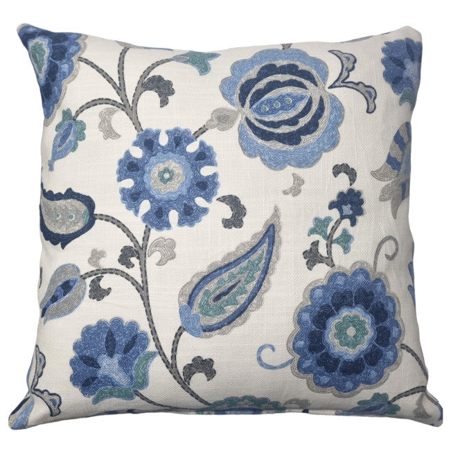 Samira Capri Paisley Floral Indoor Cushion Cover