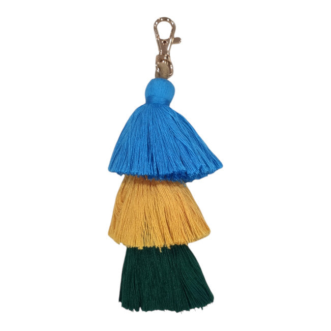 Multi Coloured Single 3 Tassel