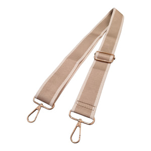 Tan and White Replacement Bag Strap
