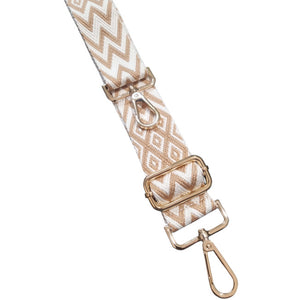 Tan Chevron Replacement Bag Strap