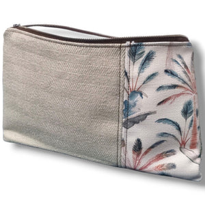 Tan Palm Clutch