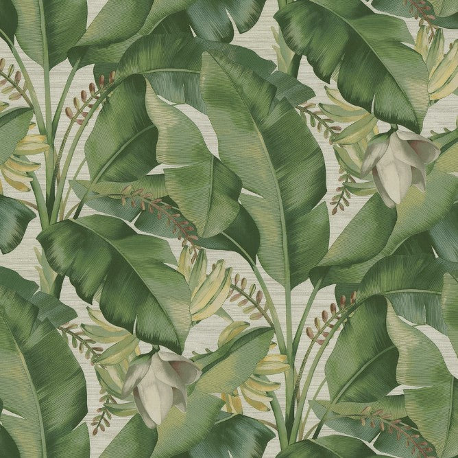 Tommy Bahama Among Fronds Aloe Indoor Fabric per meter