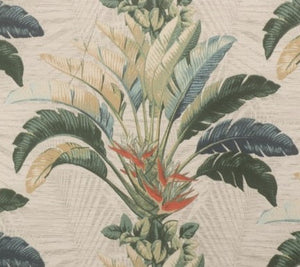 Tommy Bahama Indoor/Outdoor Banana Leaves Wicker Fabric per meter