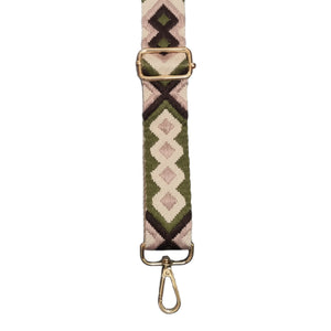 Tribal Pink and Green Replacement Bag Strap