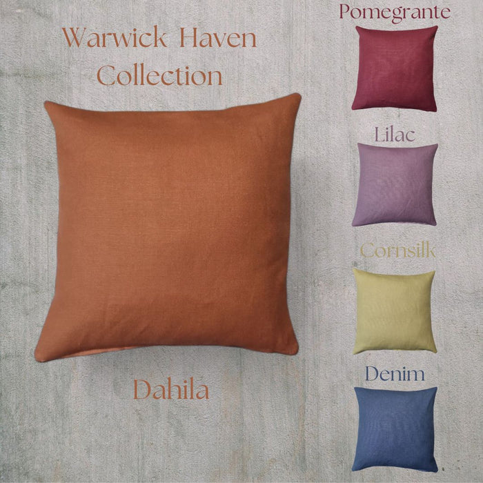 Warwick Haven 100% Linen Indoor Cushion Cover