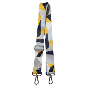 Yellow and Blue Abstract Replacement Bag Strap